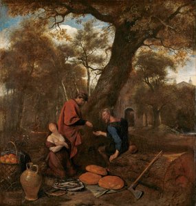 Erysichthon prodává svou dceru Mestru od Jan Havicksz. Steen