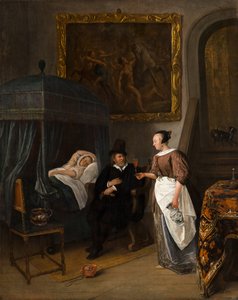 Návštěva lékaře, kolem 1665-8