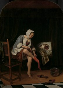 Žena na její toaletě Žena na záchodě od Jan Havicksz. Steen
