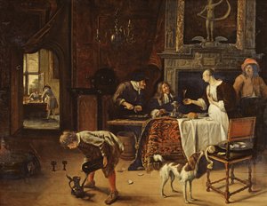 Easy Come, Easy Go, 1661 od Jan Havickszoon Steen