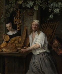 Pekař Arent Oostwaard a jeho žena Catherina Keizerswaardová, 1658