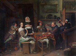 Hráči karet od Jan Havickszoon Steen
