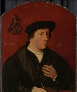 Portrét muže od Jan Jansz Mostaert (circle of)