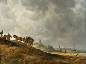 Obrázek pláže od Jan Josephsz van Goyen