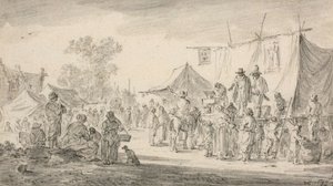 Venkovský veletrh, 1653 od Jan Josephsz van Goyen