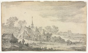 Skupina budov na pobřeží, 1653.