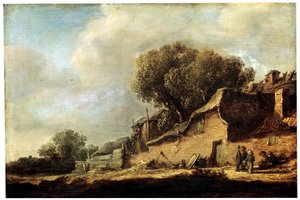Krajina se selskou chalupou, 1631. od Jan Josephsz van Goyen