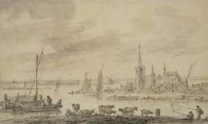 Říční krajina od Jan Josephsz van Goyen