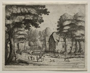 Kamenný most. od Jan Josephsz van Goyen