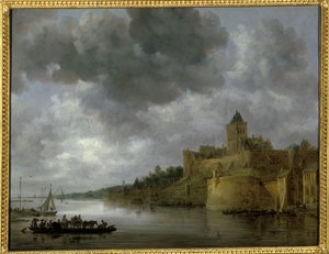 Valkhof v Nymwegen, 1642 od Jan Josephsz van Goyen