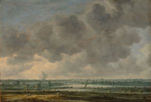 Pohled na Haarlem a Haarlemmer Meer, 1646 od Jan Josephsz van Goyen