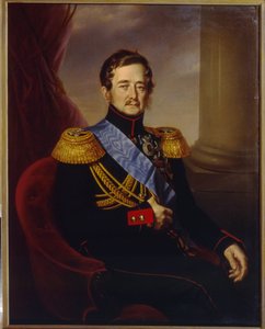 Portrét Ivana Fjodoroviče Paskeviče, hraběte z Erivanu, místokrále Polského království (Portrét I.F. Paskeviče, hraběte z Erivanu, místokrále Polského království). Obraz Jan Ksawery Kaniewski (1805-1867), olej na plátně od Jan Ksawery Kaniewski