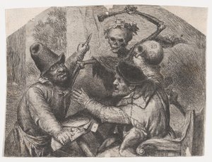 Smrt a hráči karet, 1620-74. od Jan Lievens