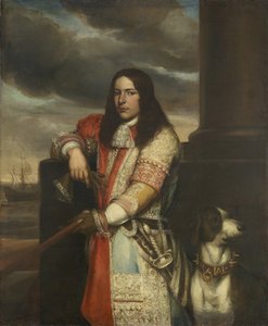 Engel de Ruyter 1649-1683, holandský viceadmirál, 1680