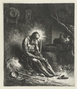 Svatý Jeroným od Jan Lievens
