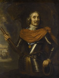 Maarten Harpertszoon Tromp 1597-1653, holandský admirál, 1653 od Jan Lievens
