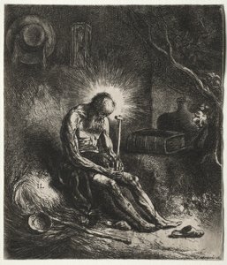 Svatý Jeroným od Jan Lievens