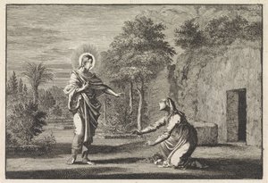 Kristus se zjevuje Marii Magdaleně od Jan Luyken