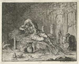 Georg Wanger ve vězení v Bressanone, 1591 od Jan Luyken