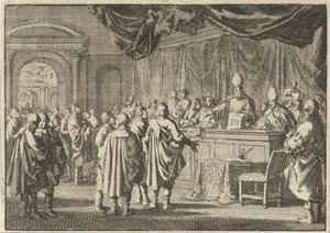 Reformovaný v Uhrách před soudem biskupů a jiných romanistů, 1670 od Jan Luyken