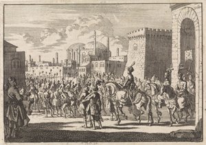 Vstup sultána Mustafy II do Konstantinopole, 1695 od Jan Luyken