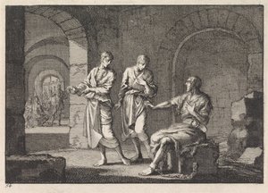 Jana Křtitele ve vězení od Jan Luyken