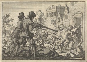 Vražda reformovaných v Tiranu, 1620 od Jan Luyken