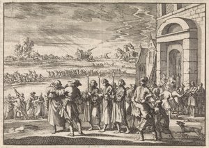 Pronásledování protestantů ve Francii, 1672 od Jan Luyken
