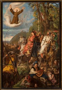 Bohdan Chmielnicki s Tuhaj-bejem u Lvova od Jan Matejko