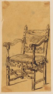 Skarbczyk. Sessel im Stil von Ludwig XIX. od Jan Matejko