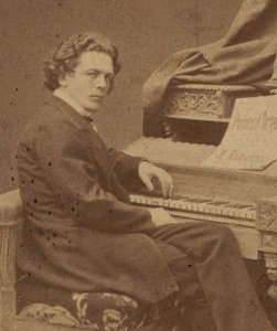 Portrét skladatele Antona Rubinsteina 1829-1894, cca 1860-1870. od Jan Mieczkowski