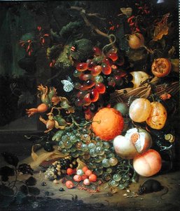 Zátiší s ovocem, 1704