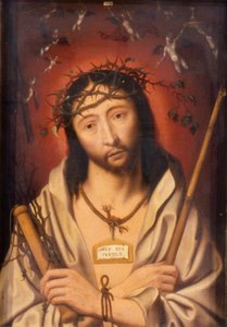 Kristus korunovaný trním aneb Ecce Homo, asi 1525 (olej na desce) od Jan Mostaert