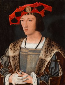 Portrét muže, který si nasazuje rukavici, cca 1520 (olej na desce)