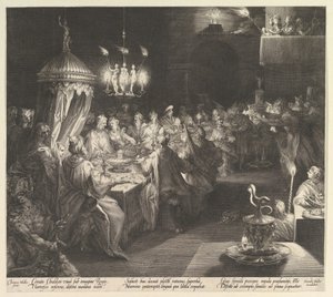 Baltazarův svátek, ca. 1624.