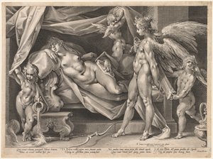 Amor a Psyché od Jan Muller