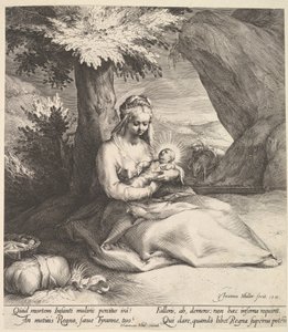 Odpočinek na letu do Egypta, ca. 1613. od Jan Muller