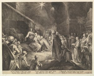 Klanění tří králů, ca. 1625. od Jan Muller