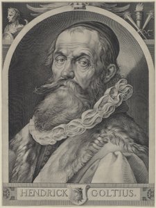 Portrét Hendricka Goltziuse od Jan Muller, Hendrick Goltzius