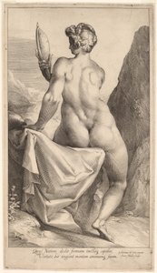 Opatrnost od Jan Muller, after Adriaen de Vries