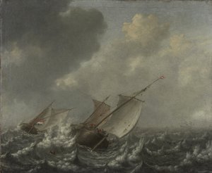 Plavidla na rozbouřeném moři, 1620