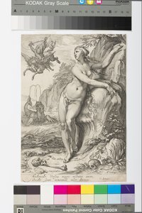 Andromeda, c.1609 (rytina) od Jan Saenredam