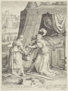 Judith s hlavou Holoferna od Jan Saenredam