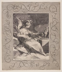 Vanitas Vanitatum et Omnia Vanitas od Jan Saenredam