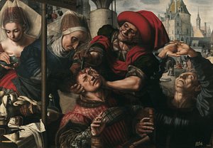 Chirurgie, 1550-1555 od Jan Sanders Hemessen van