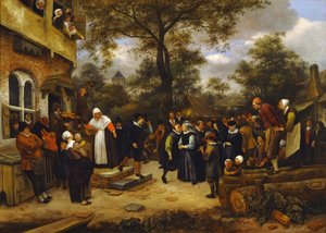 Vesnické sňatky od Jan Steen