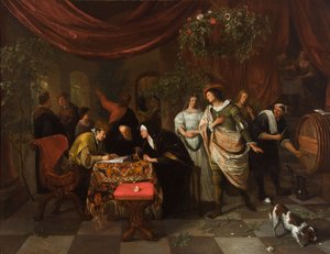 Manželství Tobiáše a Sáry od Jan Steen