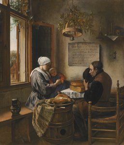Modlitba před jídlem od Jan Steen