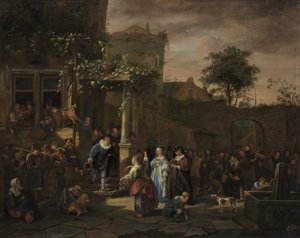Svatba ve vesnici od Jan Steen