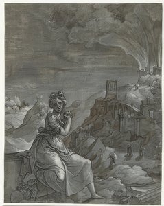 Kassandra truchlí nad pádem Tróje. 1550-55